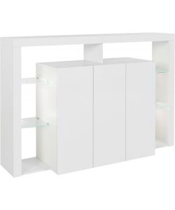 Credenza Essential Highboard 3 Ante 150 Bianco Laccato