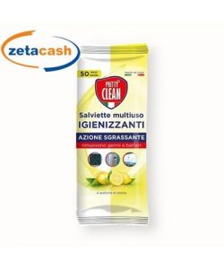 Salviettine igienizzanti al limone