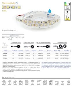 Striscia Led Dimmerabile 4000k