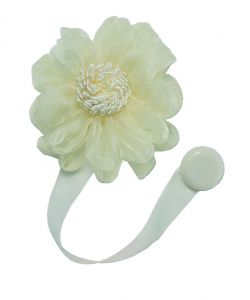 Calamita Fiore Beige Grande (Con Nastro)