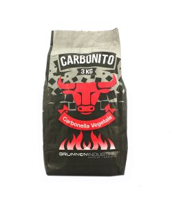 Carbonito Carbonella Vegetale 3 kg - Accensione Rapida e Alta Resa - Ideale per Barbecue e Grigliate - Bassa Umidit e Ridotto Contenuto di Ceneri