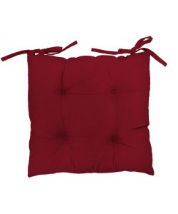 Cuscino Coprisedia Bordeaux in Cotone 40x40 cm