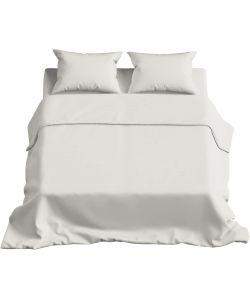 Batik Completo Lenzuola Matrimoniali Cotone 3 Pezzi Crema - Elegante e Confortevole