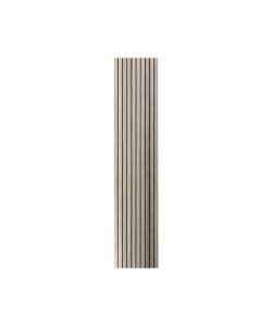 Pannello Murale con Doghe Effetto Legno PVC 120x30 cm Effetto Rovere