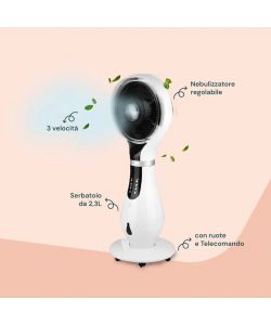 DCG Ventilatore Combi 3in1 - Ionizzatore Antizanzare Nebulizzatore