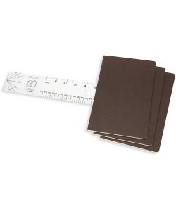 Moleskine Taccuino Quadretti Coffee Brown