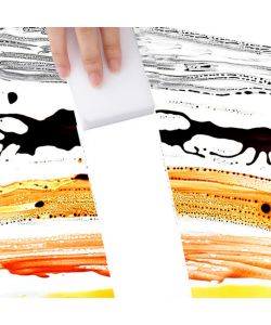 Set 2pz Spugna Bianca 2x6x10cm per Pulizia Multifunzione