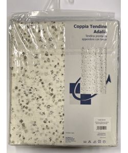 Home Collection Coppia Tendine Beige 60x240 cm Decorazione