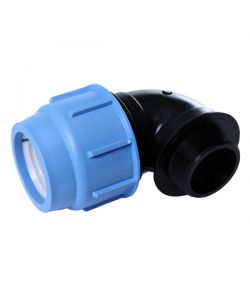 Gomito Pressione Polipropilene M 1'1/4 Mm 40