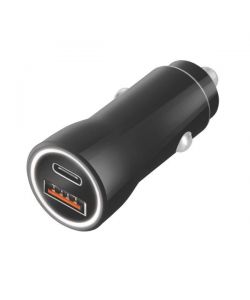 Caricabatterie 2 Usb-A/C Auto Watt 36 3743 Tiemme