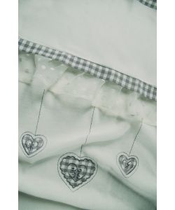 Tendina Coppia Cherie Grigio 60 x 150 cm