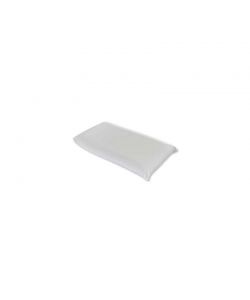 Guanciale Bianco Saponetta Poliestere 72x42x12 cm Morbido e Confortevole
