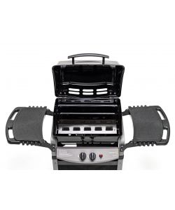 Sochef Barbecue a Gas Saporillo 2 Fuochi Pietra Lavica 51x37cm