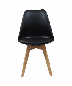Cosma Sedia Marsiglia Nera per Cucina e Sala da Pranzo 82 cm
