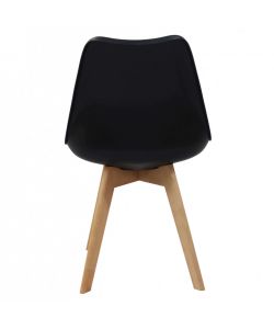Cosma Sedia Marsiglia Nera per Cucina e Sala da Pranzo 82 cm