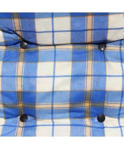 Cosma Poltrona Relax 3 Posizioni Blu con Cuscino per Soggiorno 84x60x100