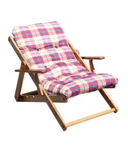 Cosma Poltrona Relax 3 Posizioni Bordeaux con Cuscino 84x60x100 cm
