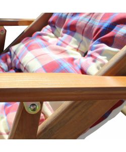 Cosma Poltrona Relax 3 Posizioni Bordeaux con Cuscino 84x60x100 cm
