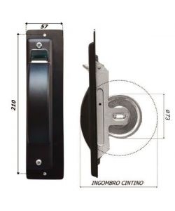 Avvolgitore Interasse 210 M 10,0 Semincasso Placca