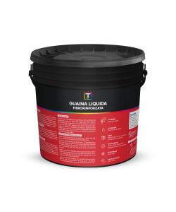Tintech Guaina liquida fibrorinforzata grigia 4 L impermeabilizzante