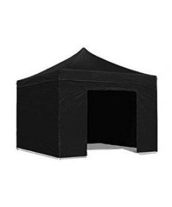 Telo laterale 3x2mt nero impermeabile ricambio per gazebo richiudibile 3x3mt