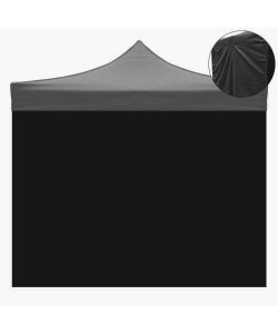 Divina Garden Telo Laterale Nero Impermeabile per Gazebo 3x2m