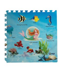 4PZ Tappetino puzzle morbido OCEANO 60 x 60 x 1 cm per bambini