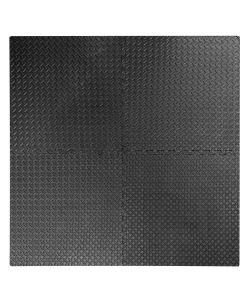 4PZ Tappetino puzzle NERO MANDORLATO 60x60x1 per bambini