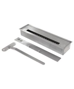 Divina Fire Biocamino a Bioetanolo CARTER - Bianco - L117xP37xH100