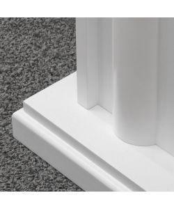 Divina Fire Biocamino a Bioetanolo CARTER - Bianco - L117xP37xH100