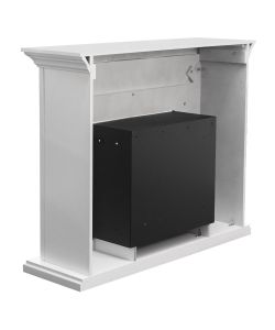 Divina Fire Biocamino a Bioetanolo CARTER - Bianco - L117xP37xH100