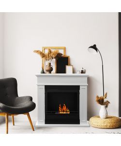 Divina Fire Camino a Bioetanolo JEFFERSON - Bianco - 90.5x89.5x28 cm