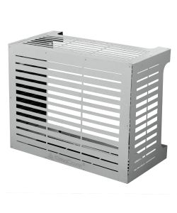 Copricondizionatore copertura per climatizzatore LINEAR M BIANCO in alluminio L86 x P44 x H68 cm