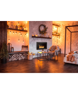 Divina Fire Camino a Bioetanolo Lucca - Nero - 2,5 kW