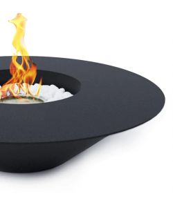 Divina Fire Camino a Bioetanolo da Giardino Santorini Nero - D.60 cm