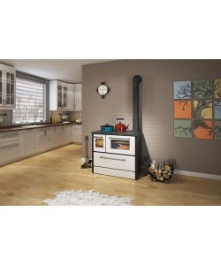 Cucina a legna 9 kw Bianca Beatrice ECODESIGN