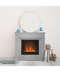 Divina Fire Camino a Bioetanolo Bellini - Effetto Cemento - 3,4 kW