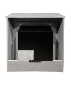 Divina Fire Camino a Bioetanolo Bellini - Effetto Cemento - 3,4 kW