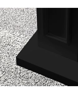 Divina Fire Camino a Bioetanolo Jefferson MDF Nero - 89,5x28x90,5 cm