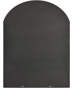 Divina Fire Pedana Salvapavimento per Stufe - Acciaio - 80x60 cm