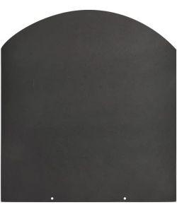 Pedana salvapavimento per stufe a legna e pellet in acciaio 100x90