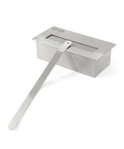 Divina Fire Camino a Bioetanolo Oslo - Acciaio Inox - Bianco - 3,2 kW