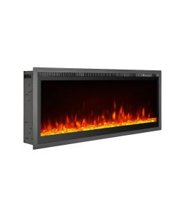 Divina Fire Camino Elettrico Parete o Incasso Chicago 1500W - 130 cm