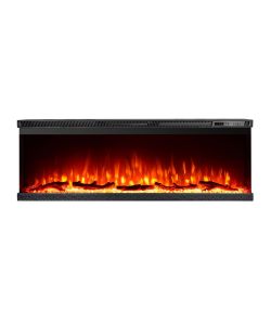 Divina Fire Camino Elettrico Inserto Boston 3 Lati 1500W - 102x20x44cm