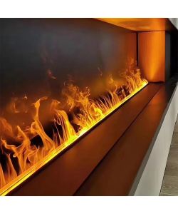 Divina Fire Inserto Camino Elettrico Smart a Vapore Acqueo 400W - 75cm