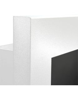 Divina Fire Camino Bioetanolo Livorno Bianco da Parete 90x12x40 cm