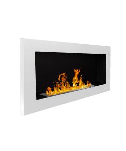 Divina Fire Camino a Bioetanolo Lucca Nero L90xP12xH40 cm Ecologico