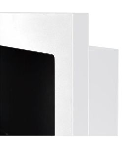 Divina Fire Camino a Bioetanolo Lucca Nero L90xP12xH40 cm Ecologico