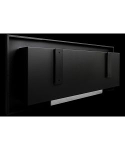 Divina Fire Camino a Bioetanolo Lucca Nero L90xP12xH40 cm Ecologico