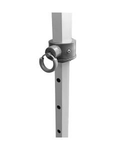 Divina Garden Gazebo Richiudibile Alluminio Esagonale Bianco 3x3m